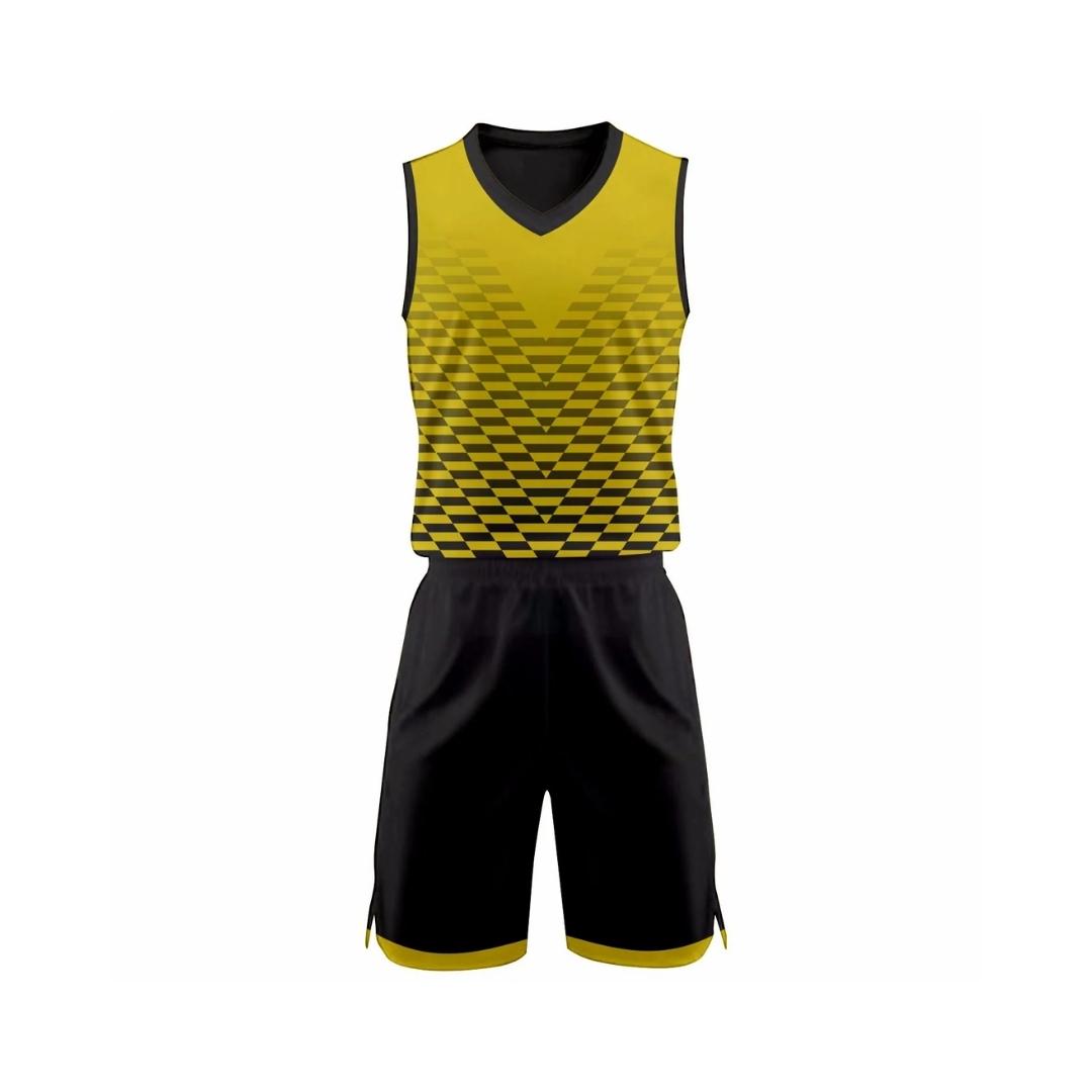 Design Jerseys Basketball Ribut Yellow